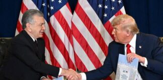 UZ US Presidents Meet & Discuss current issues and priorities for the further expansion of Uzbek-American strategic partnership relations