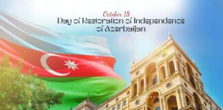 Azerbaijan Marks 34th Anniversary of the Restoration of the Independence Today