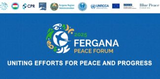 Fergana to host the First Peace Forum ! Uniting Efforts for Peace and Progress ! 15-16 Oct 2025