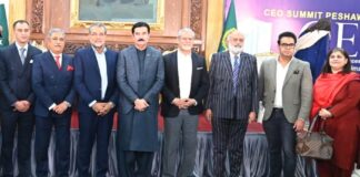 Cheif Executives of Business Entreprises @ Governor House Peshawar ! Kunddi Emphasizes on Projection of Positive Image of the Province