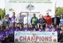 AUSTRALIAN HIGH COMMISSION EMPOWERS GIRLS THROUGH CRICKET