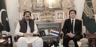 Thailand Ambassador Calls on Punjab Governor to Enhance Cooperation