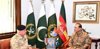 Chairman Joint Chiefs of Staff Jordan Armed Forces Meets CDF Pakistan