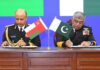 Pakistan Oman Naval Commanders Sign MoU on Sharing White Information