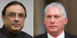 President Pakistan Congratulates Cuban Counterpart on Revolution Day