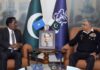 Somalian Interior Minister Calls on Naval Chief of Pakistan