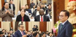 FM Le Hoai Trung briefs Diplomatic Missions and International Organizations on preparations for the 14th National Party Congress