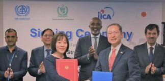 Gov of Japan , UN-Habitat and JICA Sign Agreement to Strengthen Disaster Resilience of Schools in KP Pakistan
