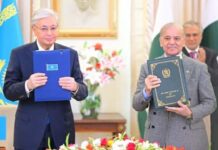 Pakistan Kazakhstan Leaders Reaffirm Commitment to Expand Cooperation in All Spheres including Trade, Transport, Transit, Defence ! Sign 37 MoUs ! Will Enhance Trade Level to $1Billion in a Year