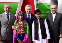 Uzbek President Mirziyoyev in Islamabad for a two-day state visit