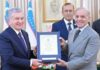 Uzbek president conferred honorary PhD degree, professorship title by Pakistani varsity