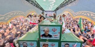 Massive Funeral for Larijani, Basij Chief, Naval Marines in Tehran | Minster Intelligence Also Martyrd | Israel Gives Free Hand to Agents to Hit Any Leader without Approval