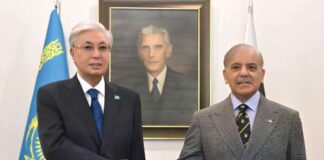 Pak Kazakh Leaders Discuss Regional Developments Particularly Afghanistan ! PM Congratulates on Successful Referendum