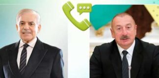 Pak Azerbaijan Leaders Call for Immediate De-escalation , Urge Diologue on Middle East Crisis