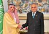 Pakistan Saudi Arabia for Collective Efforts to Promote Peace , Security, Stability in the Region