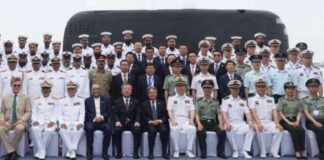 First HANGOR Class Submarine Commissioned to Pakistan Navy at Sanya , China