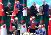 Algeria Türkiye sign 13 agreements of cooperation in transportation, telecommunications, disaster management, investment, preferential trade talks