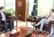 Kazakh Envoy Chairman Senate of Pakistan discuss political and parliamentary cooperation, trade and economic collaboration, and regional connectivity