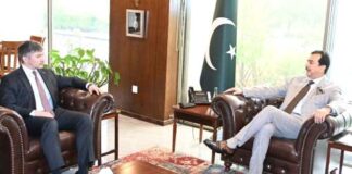 Kazakh Envoy Chairman Senate of Pakistan discuss political and parliamentary cooperation, trade and economic collaboration, and regional connectivity