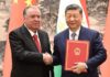 Tajikistan China Sign 31 Documents of Cooperation following Meetings between President Rahmon and Xi in Beijing