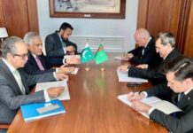Pak Turkmen FMs for Regional Transit and Connectivity ! Meet in Washington
