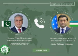 Pakistan Uzbekistan Discuss Regional Developments and Bilateral Cooperation