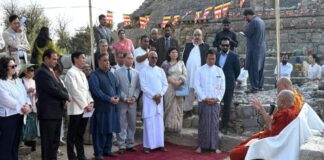 Vietnam, Thailand, Myanmar, Sri Lanka, Nepal Missions with Punjab Archaeology Department, Mark Vesak Day at Dharmarajika Stupa, Taxila, Pakistan