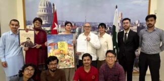 Pakistani Students from various Universities visit Cuba Embassy Islamabad | Expresse solidarity against Blockade