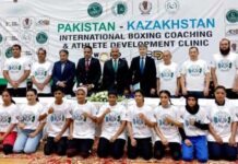 Pakistan Kazakhstan Jointly Hold Boxing Coaching & Athlete Development Clinic