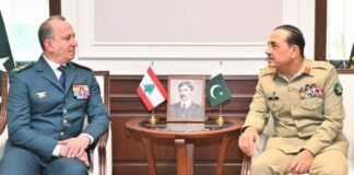 Lebanon Army Chief in Pakistan ! Welcome by CDS Asim Munir ! Military Cooperation Discussed
