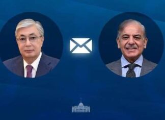 President Kazakhstan Congratulates Prime Minister Pakistan on MoU between US and Iran