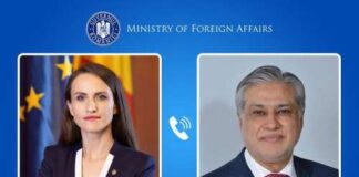 Romania thanks Pakistan for Mediation in Middle East | Sides Discuss Bilateral Cooperation