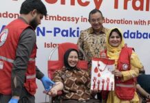 Blood Donation at the Indonesian Embassy Involves More Youth