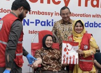 Blood Donation at the Indonesian Embassy Involves More Youth