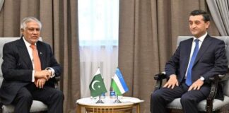 Pak Uzbek Foreign Ministers Meet at Cholpon-Ata | Discuss Strenthening of Bilateral Cooperation
