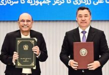 Pakistan Kyrgyz Republic Agree to Enhance Cooperation in Security, Connectivity, Energy, Irregular Migration, Trade, Tourism and other Sectors
