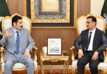 Pakistani KP and Tajik Regions Cooperation Discussed in Meeting between Ambassador and Governor | Sides underscore CASA-1000 regional electricity transmission project of strategic importance