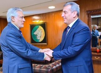 DPM/FM Pakistan Hails Services of Ambassador Farhadov | Conveys Regards to President and FM Azerbaijan