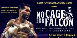 ” NO CAGE FOR FALCON ” International Biopic on First Ever Professional Boxing World Champion from Pakistan Launched in Islamabad
