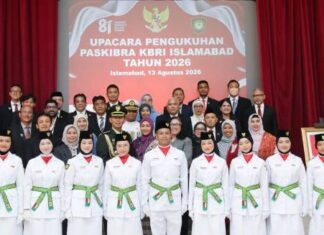 PASKIBRA Oath-Taking Ceremony Marks Indonesian Youth’s Commitment to Nation ahead of Independence Day