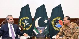 Foreign Minister Syria calls on CDF Pakistan | Sides discuss enhanced bilateral defence and security cooperation