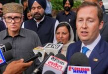 American Finally Arrived in Kashmir | From Indian Side | Ambassador Meets CM | Says ” Kashmir Important Part of India” | Pakistan strongly Protests | Summons US CdA