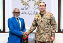 Speaker of Maldives Majlis Meets Chief of Defence Forces of Pakistan