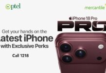 PTCL & Mercantile to offer iPhone 18 Pro series with two-year warranty, protection and connectivity benefits