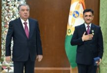” Khidmat-e-Shaista ” Award for Ambassador Tajikistan on Enhancing Cooperation with Pakistan