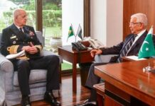 Brazilian Chief of Joint Chiefs Meets Defense Minister Pakistan