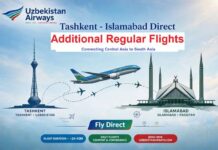 Uzbekistan’s National Airline Introducing Additional Regular Flights on Tashkent Islamabad Route